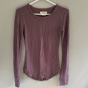 TNA Long Sleeve Top in Rich Plum